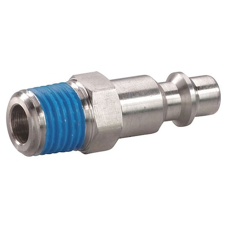 Coupler Plug,(M)NPT,3/8,304 SS