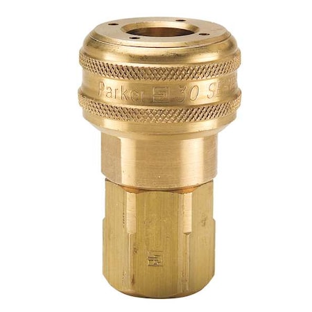 Coupler Body,Brass,3/4 In. Pipe,110 cfm