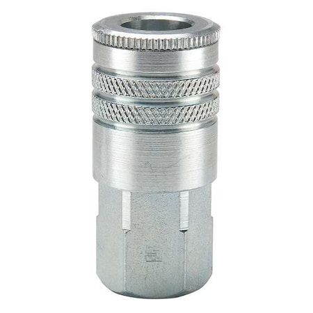 Coupler Body,Steel,FNPT,1/4 In. Pipe