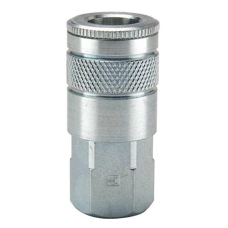 Coupler Body,Steel,FNPT,1/4 In. Pipe