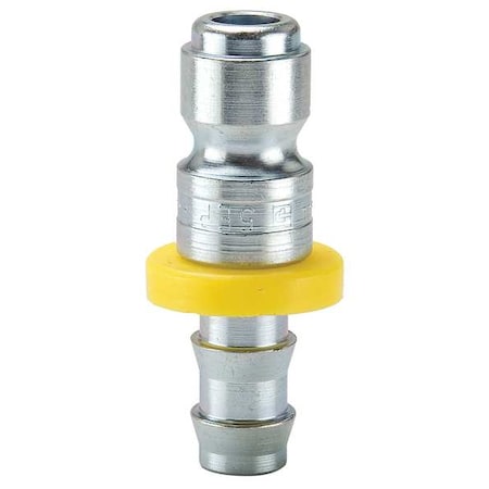 Coupler Plug,Steel,Push On,50 cfm