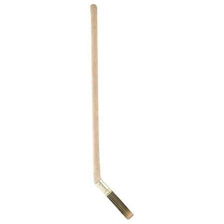 3" Bent Radiator Soft, Polyester Bristle, Paint Brush, Wood Handle