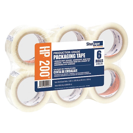 Packaging Tape,100m L,4-25/64" dia.,PK6
