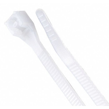 Cable Tie, 11 in L, 3 in Max Bundle Dia., Natural, Nylon 6/6, 75 lb Strength, 1000 PK