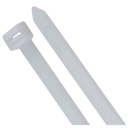 Cable Tie, 24 in L, 7 in Max Bundle Dia., Natural, Nylon 6/6, 175 lb Strength, 10 PK