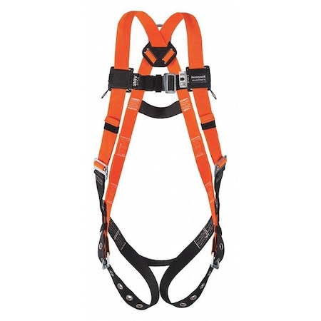 Titan II Full Body Harness, 2XL, 400 lb., Mating Chest/ Tongue Leg Straps, Back D-Ring