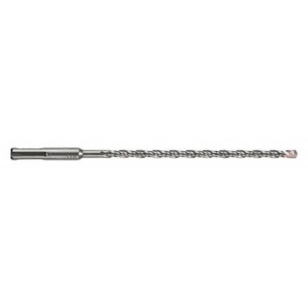 2-Cutter Hammer Drill Bit 3/16" x 8"L, SDS Plus