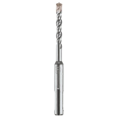2-Cutter Hammer Drill Bit 1/4" x 4.000"L, SDS Plus
