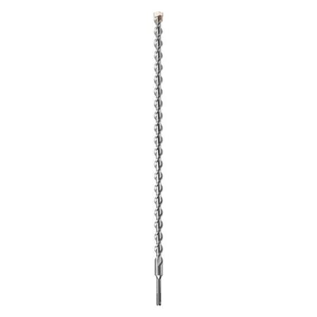 2-Cutter Hammer Drill Bit 5/8" x 24"L, SDS Plus