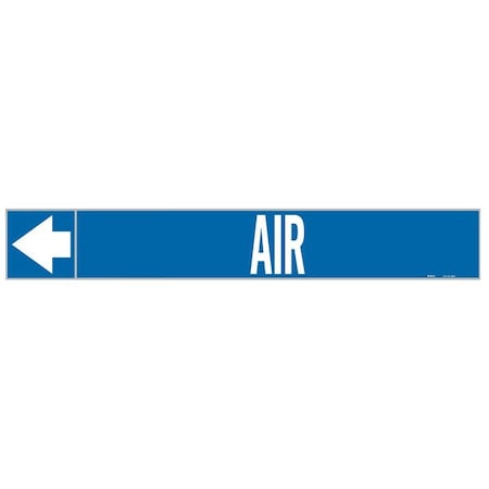 Pipe Marker,Air,1 In.H
