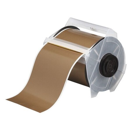 Label Tape Cartridge, Gold, Labels/Roll: Continuous