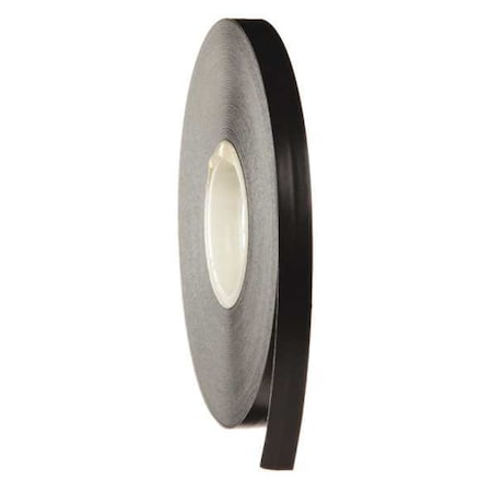 Border Marking Tape Vinyl, Adhesive: Acrylic Black, 1/4" W x 50 ft. L, 4 mil Thick