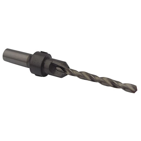 Cntrsnk Rtr Bit,For No.6 Wd/Scrw,3/8 In