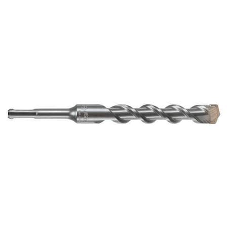2-Cutter Hammer Drill Bit 5/8" x 8"L, SDS Plus