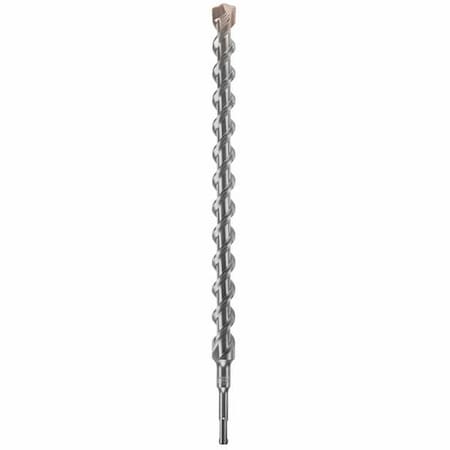 2-Cutter Hammer Drill Bit 1" x 18"L, SDS Plus