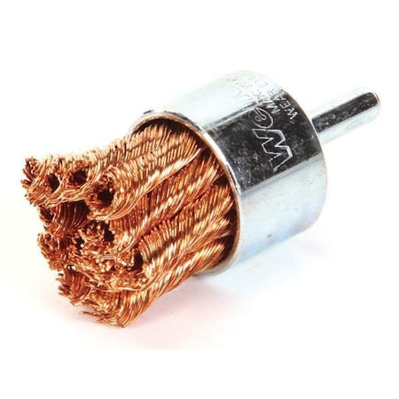 Knot Wire End Wire Brush, Bronze, 1-1/8"