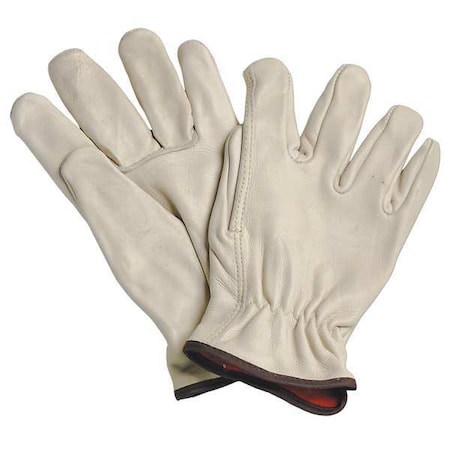 Leather Drivers Gloves, Leather, Straight Thumb, Gunn Cut, Tan, S 1 PR