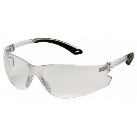 Itek, Safety Glasses, Anti-Scratch, Clear Lens, Clear Frame, Frameless