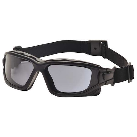 Safety Goggles, Gray Lens, H2X Anti-Fog, Direct Vented, Foam Padding, I-Force Series