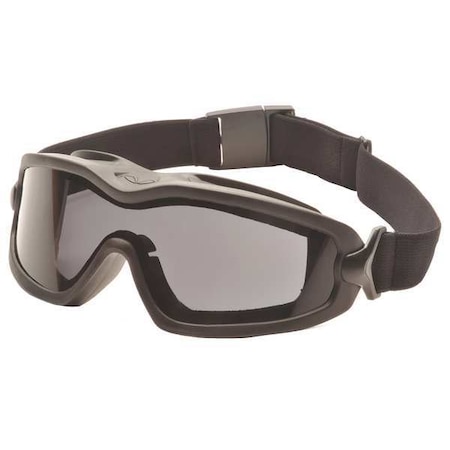 Safety Goggles, Gray Lens, H2X Anti-Fog, Indirect Vented, Dielectric, V2G Plus Series