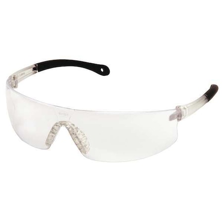 Provoq(R), Safety Glasses, Anti-Fog, Anti-Static & Anti-Scratch, Clear Lens, Clear Frame, Frameless