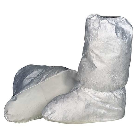 Disposable Boot Covers, Tyvek(R) IsoClean(R), White, Slip Resistant Sole: Yes ,XL