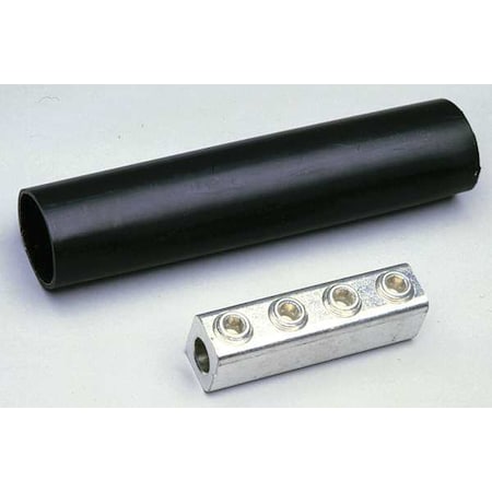 Wire Connector Kit, 250 kcmil Max, Black, Cross-Linked Polyolefin Insulation, 600 V