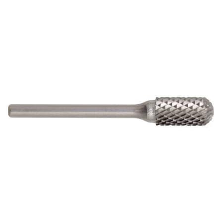 3/8x1/4 Hardened Steel Shank Double Cut Carbide SC-3L6 Cle-Line 1847 Cylindrical Ball Nose Bur