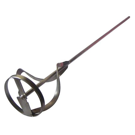Ribbon Paint Mixer,Spiral,30 x4-3/4 In W