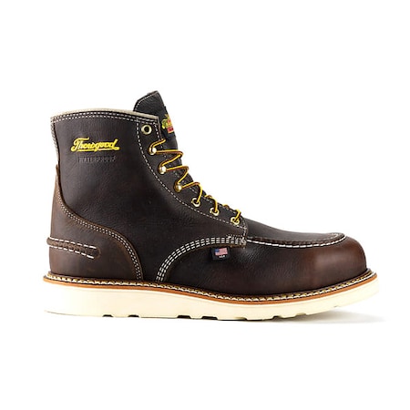 Men's 6 in Steel Toe 6-Inch Work Boot, Brown, 11 1/2, EE, 804-3600