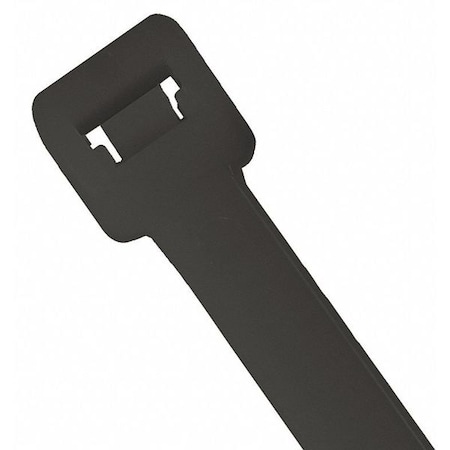 Cable Tie, 24 in L, Black, 175 lb Strength, 100 PK