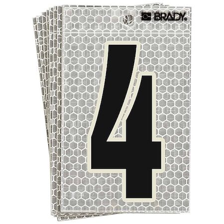 NumberLabel,6inH,3inW,PK10