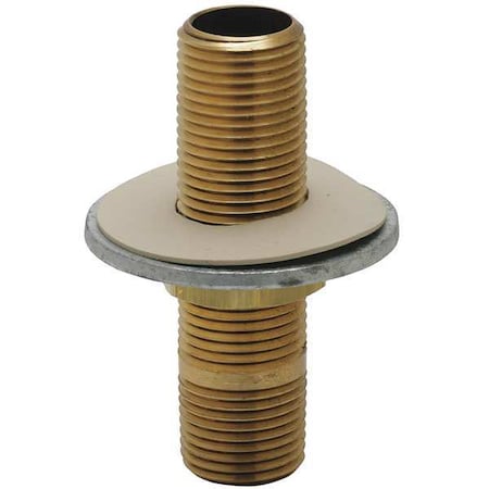 Inlet Shank, Brass, 3 In. L, 1/2-14 NPT