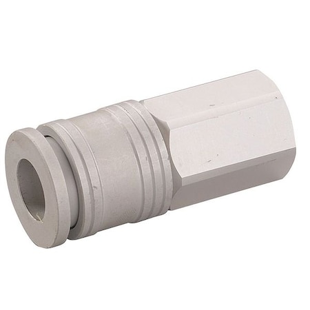 Coupler Body,(F)NPT,1/4,Aluminum
