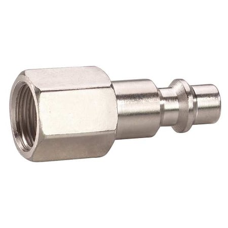 Coupler Plug,(F)NPT,1/4,Steel