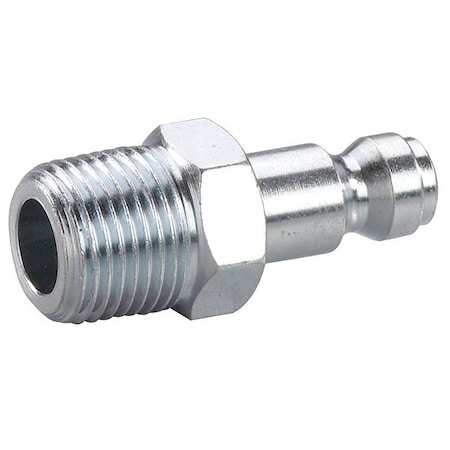 Coupler Plug,(M)NPT,1/4,Steel