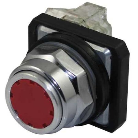 Push Button Operator, 30 mm, 1NO/1NC, Red