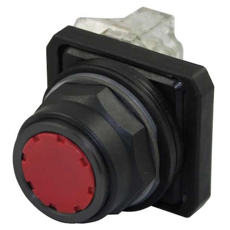 Push Button Operator, 30 mm, 1NO/1NC, Red