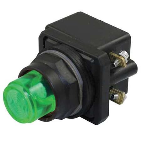 Pilot Light, LED, 24V, 30mm, Plastic, GR