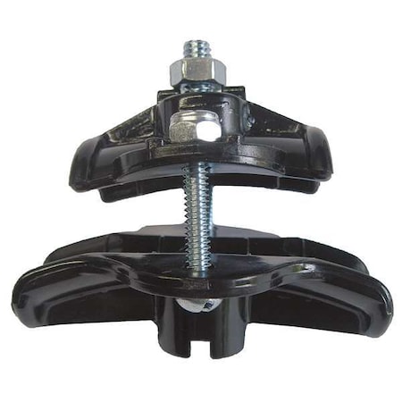 Festoon End Clamp,1/4 In,Large Round