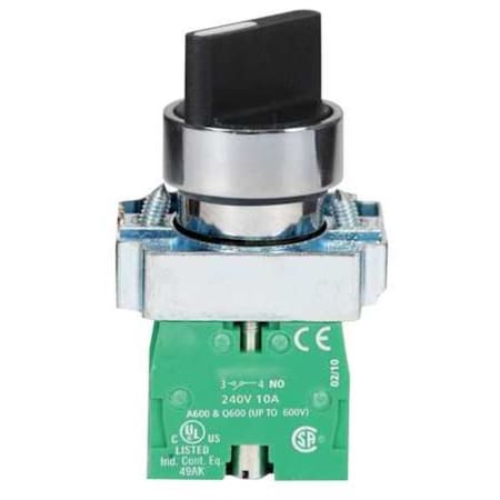 Selector Switch,2 Pos.,Standard,22mm