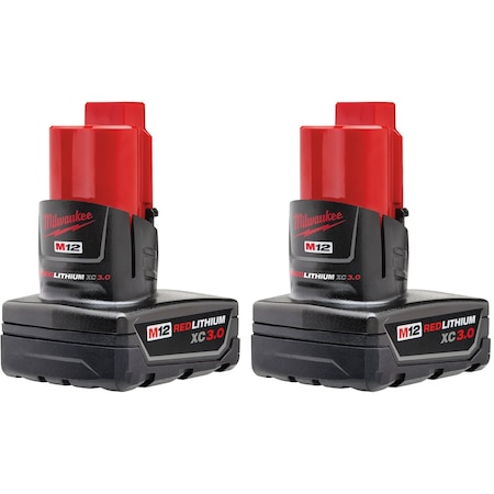 M12 REDLITHIUM XC3.0 Extended Capacity Batteries 2PK