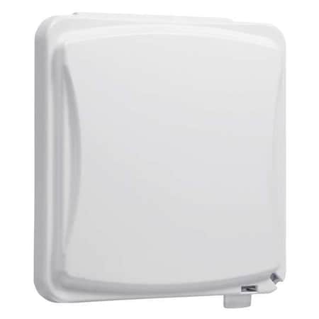 2 -Gang Vertical Weatherproof Cover, ,Polycarbonate