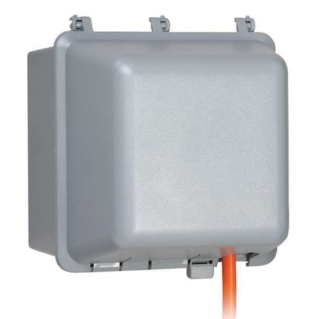 2 -Gang Vertical Weatherproof Cover, ,Polycarbonate