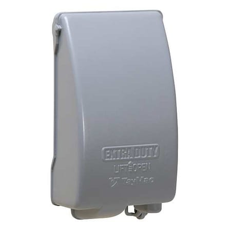 1 -Gang Vertical Weatherproof Cover, ,Die-Cast Aluminum