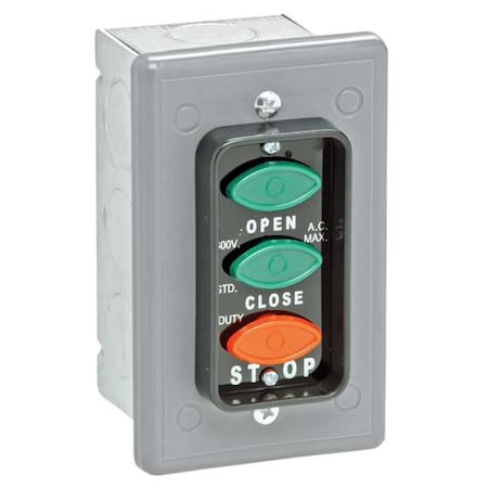 Control Station,3 Oval Buttons,Nema 1