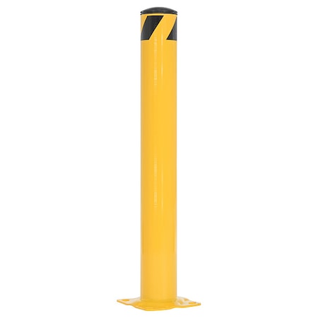 Steel Pipe Safety Bollard,36 x 4-1/2"