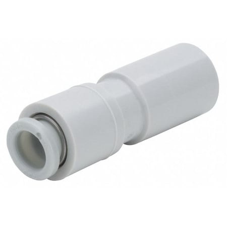 Push-Fit Adapter Fitting, Push-to-Connect x Push-to-Connect, 12mm Tube OD, Plastic