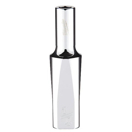 3/8 in. Drive 1/4 in. SAE 6-Point Deep Socket with FOUR FLAT Sides