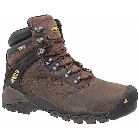 Men's 6-Inch Work Boot, 13 EE, Steel Toe, 6 in H, Brown, 1015401